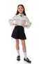 ELMIRA - Fusta/pantalon din stofa, skort bleumarin